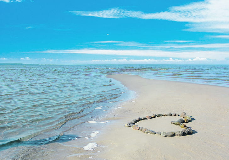 море, любовь, романтика, солнце, вода, песок, скалы, облака, пейзаж, волны, красота, побережье, пляж, любовь, романтика, вода, песок, скалы, облака, пейзаж, волны, красота, побережье, пляж, HD обои