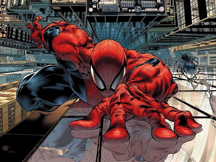 Marvel Spider-Man çizimi, Spider-Man, HD masaüstü duvar kağıdı