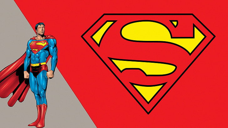 Superman, Komik DC, Justice League, Logo Superman, Wallpaper HD |  Wallpaperbetter