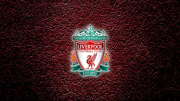 Liverpool 4K, logotyp, fotboll, Liverpool, HD tapet