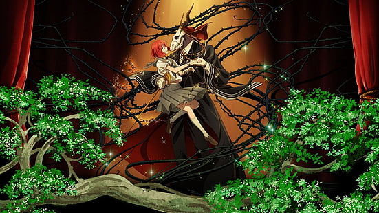 Die Braut des uralten Magiers, Stacheln, zwei, Mahou Tsukai no Yome, Braut des Zauberers, HD-Hintergrundbild HD wallpaper
