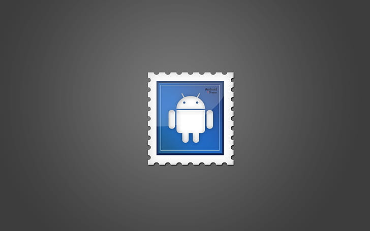 Android Frame, mobile, so, os, grey, logo, HD wallpaper