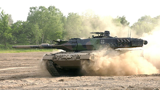 char militaire leopard 2 bundeswehr leopard 2a6, Fond d'écran HD HD wallpaper