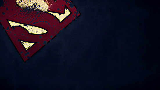 Superman, Logo Superman, Fond d'écran HD HD wallpaper