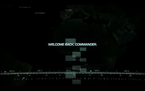 preto, comando e conquista, comandante, bem-vindo em casa, HD papel de parede HD wallpaper