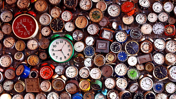 orologio, sveglia, orologio, orologi, orologi, natura morta, fotografia, Sfondo HD