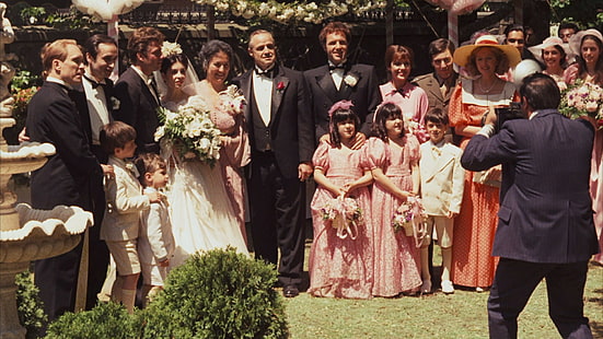 The Godfather Wedding HD, film, pernikahan, ayah baptis, pernikahan, Wallpaper HD HD wallpaper