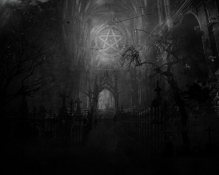 creepy, Dark, Evil, horror, scary, spooky, HD wallpaper