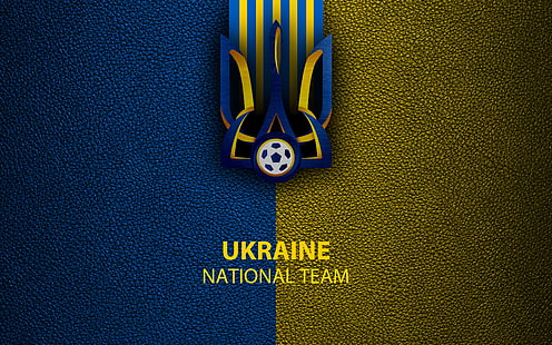 deporte, logo, fútbol, ​​Ucrania, Selección nacional, Fondo de pantalla HD HD wallpaper