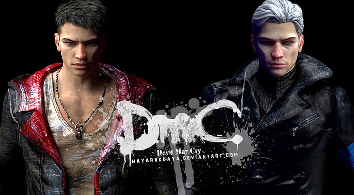 Devil May Cry, DmC: Devil May Cry, Dante (Devil May Cry), Vergil (Devil May Cry), HD tapet