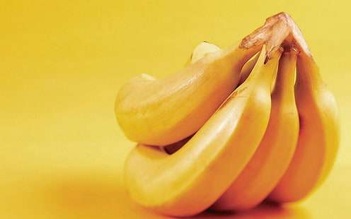 kiść bananów, banany, owoce, dojrzałe, kiść, Tapety HD HD wallpaper