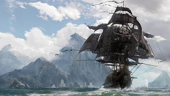 Piratenschiff, HD-Hintergrundbild HD wallpaper