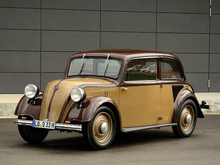 1934 Mercedes Type 130 Limousine, vintage, 1934, limo, classic, type, limousine, antique, mercedes, cars, Tapety HD