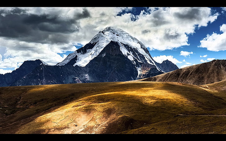 mountains, HD wallpaper