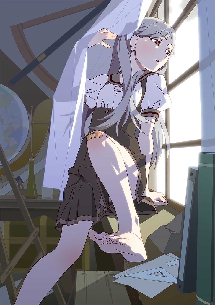 Monogatari Series, anime girls, Sodachi Oikura, HD wallpaper