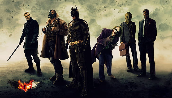 Batman, The Dark Knight Trilogy, Wallpaper HD