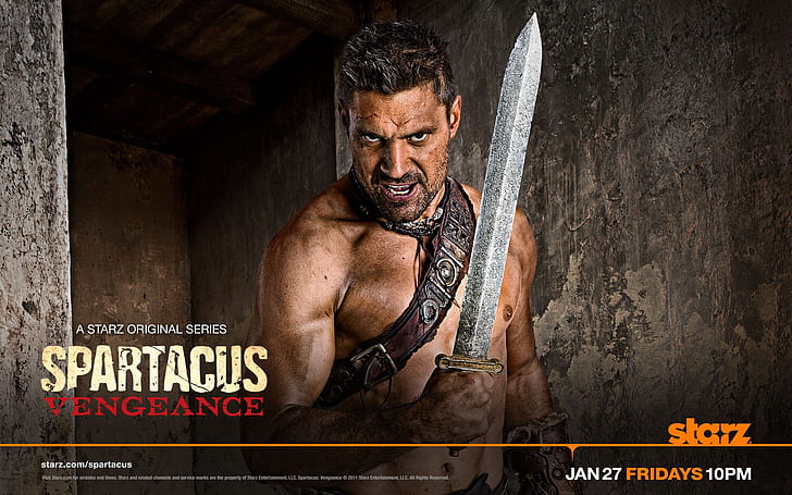 Crixus Spartacus Vengeance, HD wallpaper