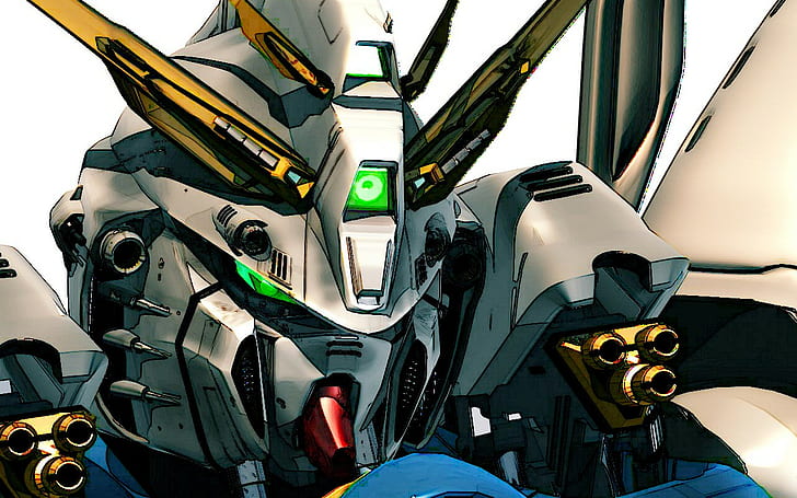 mech, Gundam, robot, HD tapet