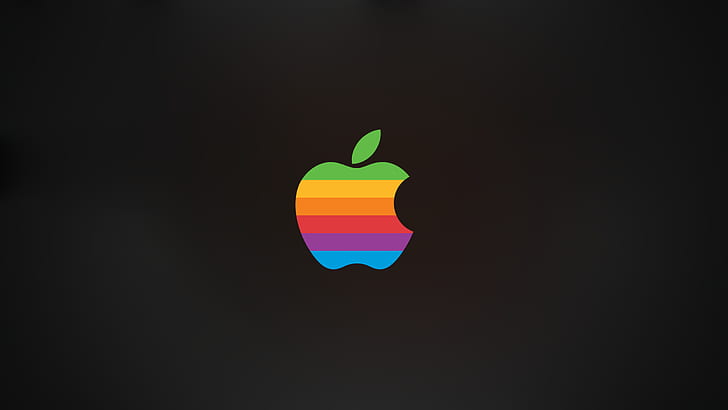 teknologi, apel, Apple Inc., berwarna-warni, Wallpaper HD
