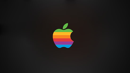 teknologi, apel, Apple Inc., berwarna-warni, Wallpaper HD HD wallpaper