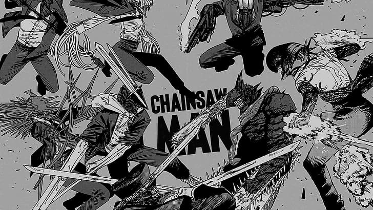 Chainsaw Man, manga, Sfondo HD