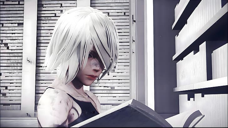 Nier: Automata, A2 (Nier: Automata), video game girls, video game characters, HD wallpaper