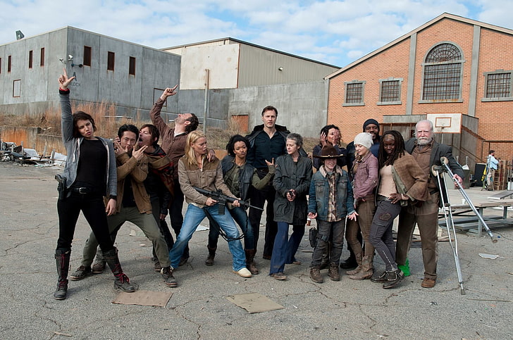jeans preto masculino, The Walking Dead, TV, Steven Yeun, HD papel de parede