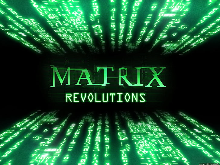 Matrix Revolutions, the matrix revolutions, 2003, inscription, HD wallpaper