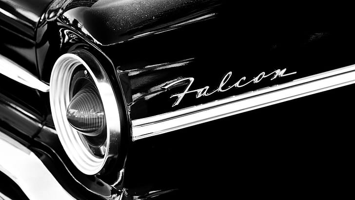 Ford Falcon BW Classic Car Classic HD, cars, car, bw, classic, ford, falcon, HD wallpaper