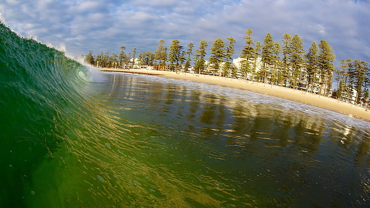 ola de mar, naturaleza, olas, mar, surf, Fondo de pantalla HD