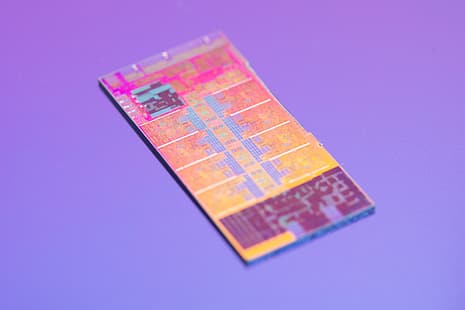 микрочип, ЦП, процессор, интегральные схемы, технологии, красочный, Intel, HD обои HD wallpaper