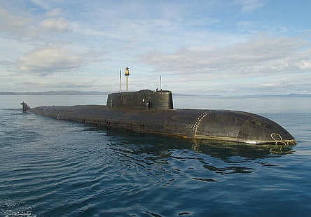 подводница, военноморски флот, проект 949А, корабът с ядрена енергия, HD тапет HD wallpaper
