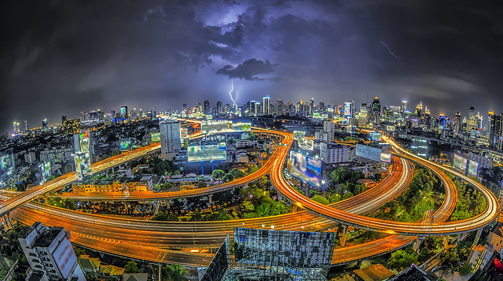 Bangkok, Thailand, 4k, 8k, HD, kota, Wallpaper HD