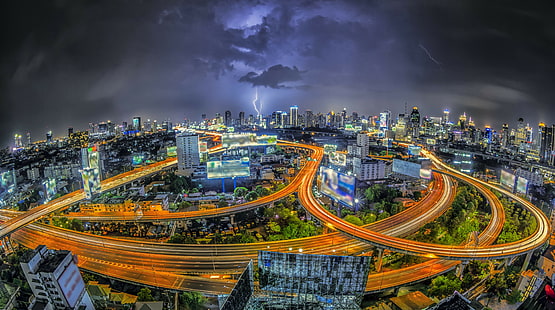 بانكوك ، تايلاند ، 4k ، 8k ، HD ، المدينة، خلفية HD HD wallpaper