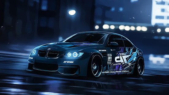 Auto, BMW E92 M3, Vektor, HD-Hintergrundbild HD wallpaper