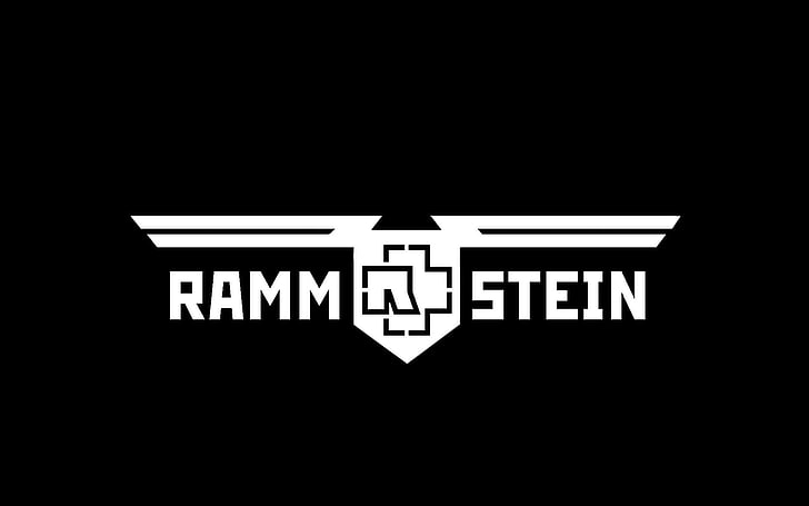 Rammstein логотип, рамштайн, знак, буквы, шрифт, фон, HD обои