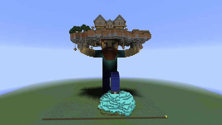 Captura de pantalla del juego Minecraft, Minecraft, Fondo de pantalla HD