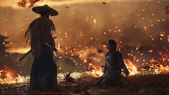 E3 2018, 4K, ภาพหน้าจอ, Ghost of Tsushima, วอลล์เปเปอร์ HD HD wallpaper