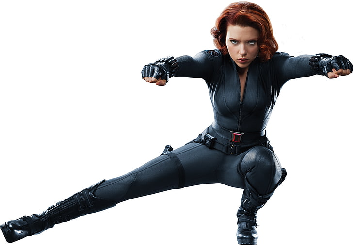 Scarlett Johansson como Black Widow, Scarlett Johansson, The Avengers, Fondo de pantalla HD