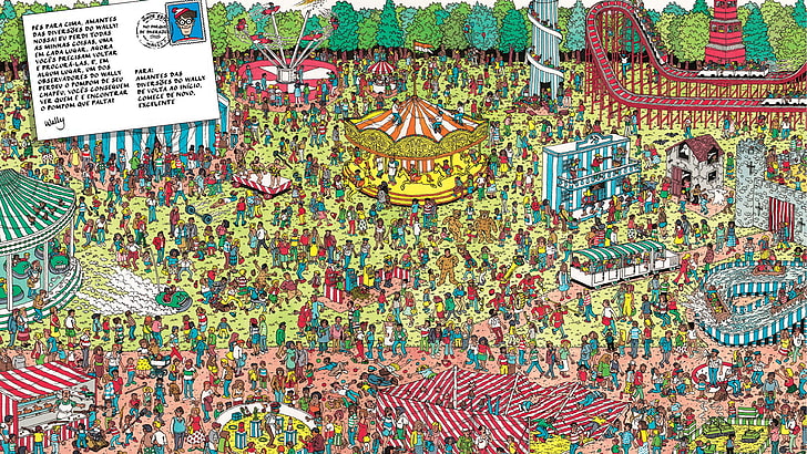 Waldo, puzzles, Where's Wally, HD wallpaper