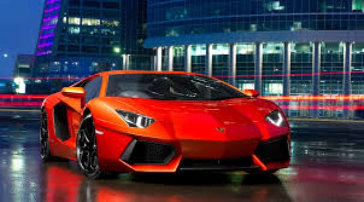 Explosión de color, coche, Lamborghini Aventador J, Fondo de pantalla HD