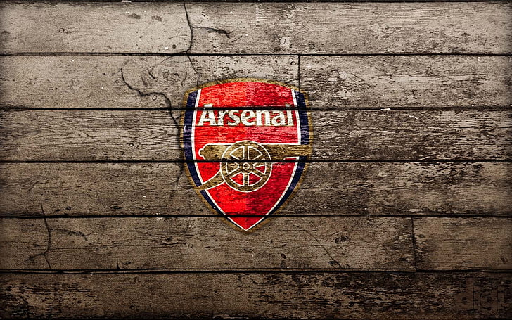 Arsenal logo, Board, emblem, gun, Arsenal, HD papel de parede
