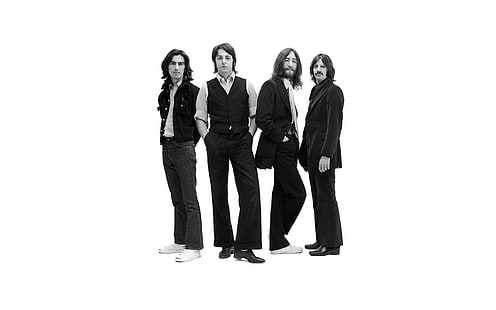 The Beatles, The Beatles, zespół, członkowie, garnitury, tło, Tapety HD HD wallpaper