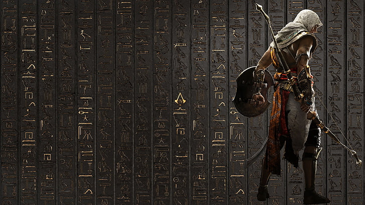 hieroglyphs Assassins Creed Assassins Creed: Origins hieroglyphics, HD  wallpaper | Wallpaperbetter
