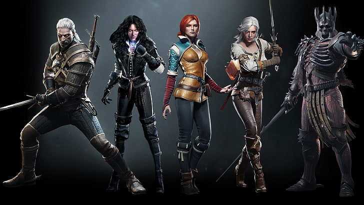 Ciri, Eredin, Geralt Of Rivia, The Witcher 3: Wild Hunt, Triss Merigold, Yennefer Of Vengerberg, HD тапет