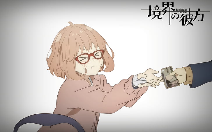 Kyoukai no Kanata, Anime-Mädchen, Kuriyama Mirai, HD-Hintergrundbild