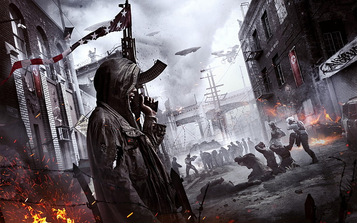 2016 Homefront The Revolution-Spiel Poster HD Wand .., HD-Hintergrundbild