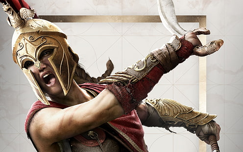 Kassandra ใน Assassin's Creed Odyssey 5K, Creed, Assassin's, Odyssey, Kassandra, วอลล์เปเปอร์ HD HD wallpaper