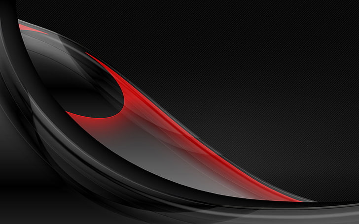 Abstract Black Red, oval gray and red digital wallpaper, Abstract, , red, black, HD wallpaper