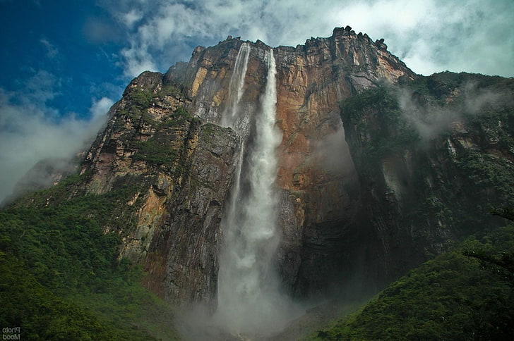 landscape, Salto Ángel, Santo Angel, Venezuela, HD wallpaper